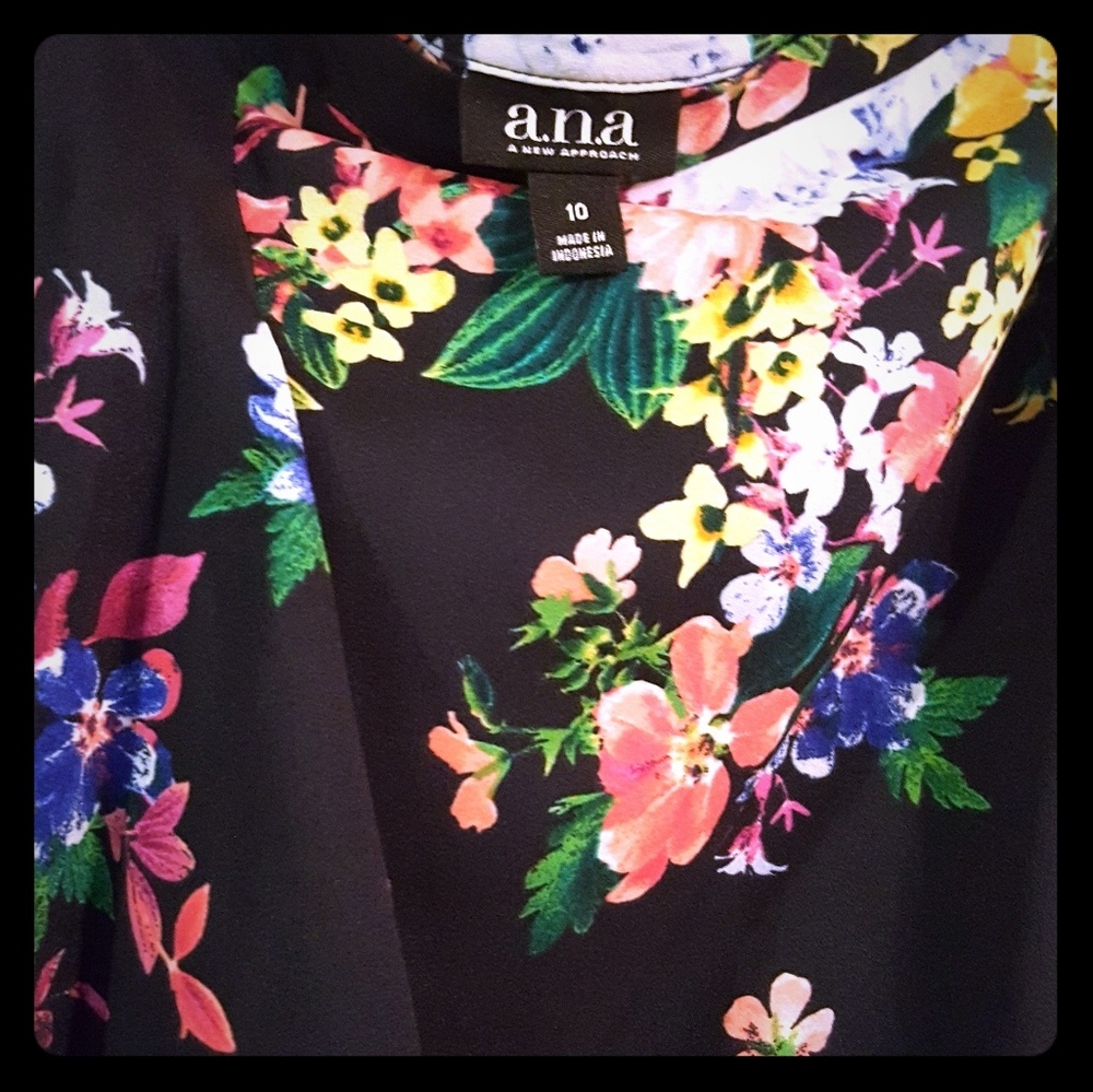 Floral flowing skirt